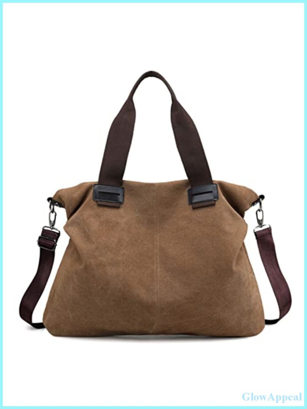 Canvas Tote Bag Crossbody Shoulder Purse Work Travel Hobo Handbag
